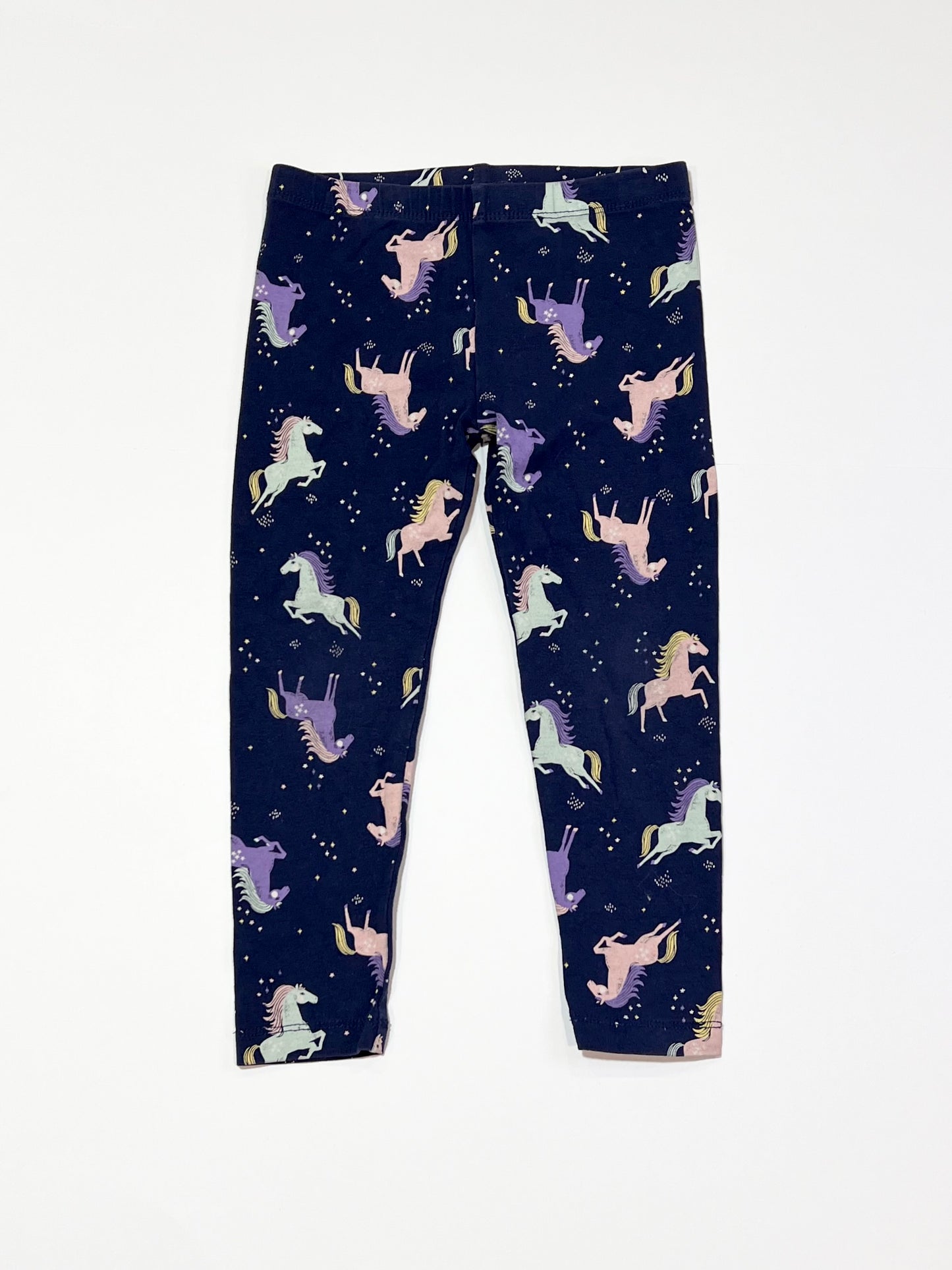Navy horse leggings - Size 3