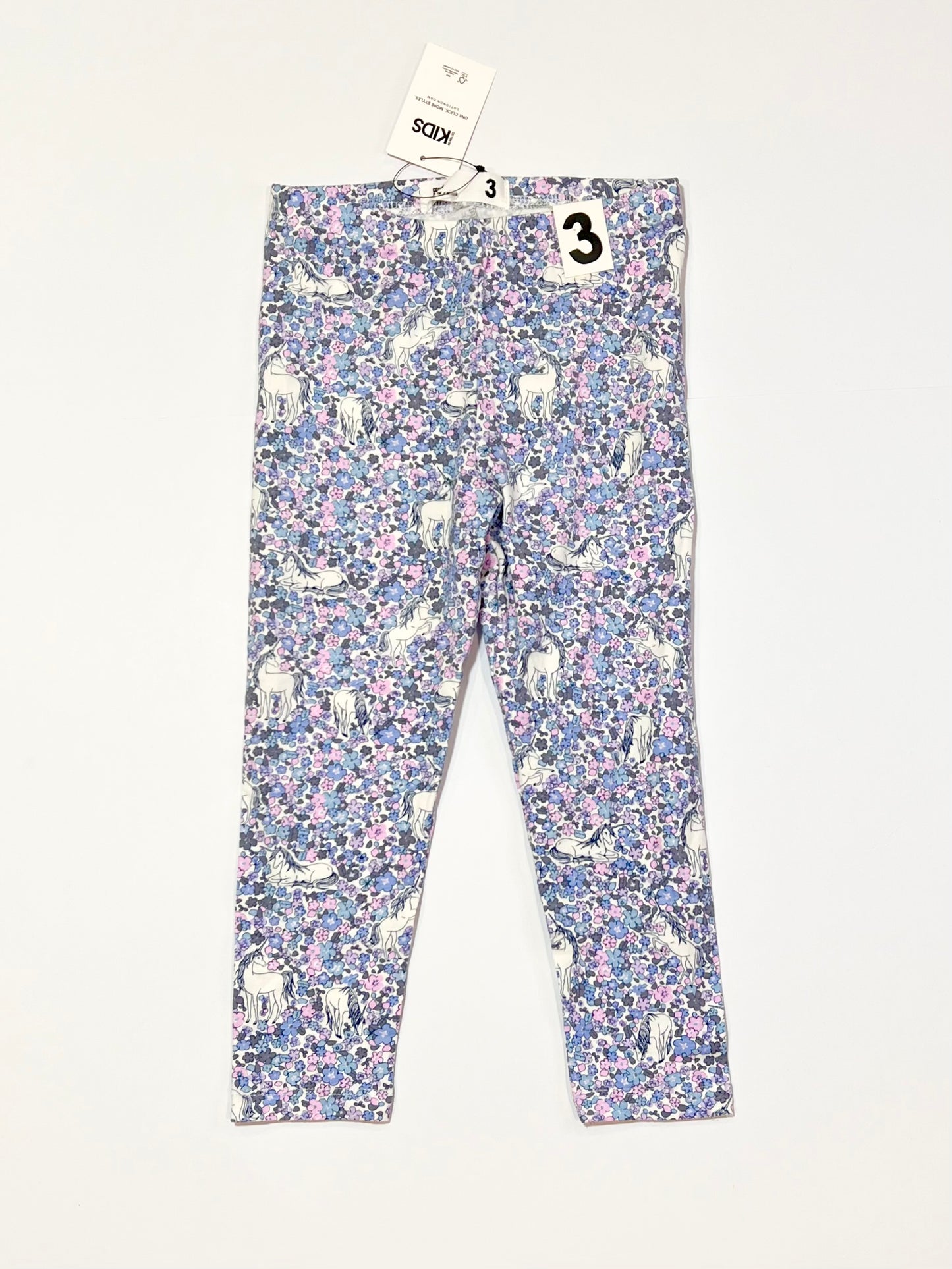 Unicorn garden leggings brand new - Size 3