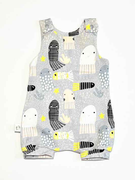 Jellyfish jersey romper - Size 000