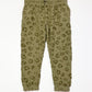 Green animal print trackies - Size 3