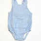 Striped woven romper- Size 000