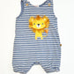 Striped lion romper - Size 000