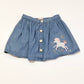 Blue unicorn skirt - Size 3