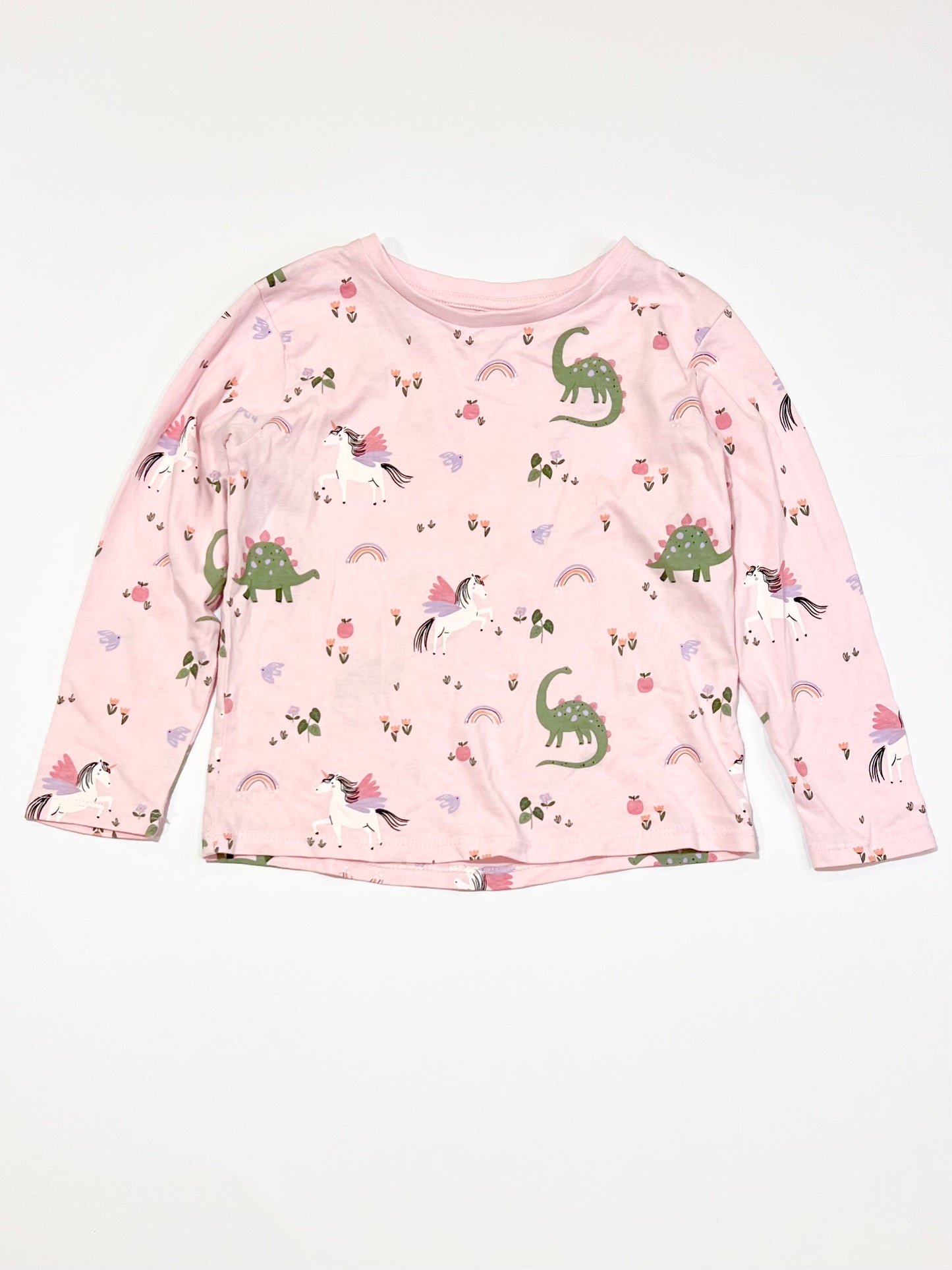 Pink dinos top - Size 3