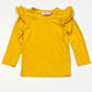 Yellow flutter top - Size 3