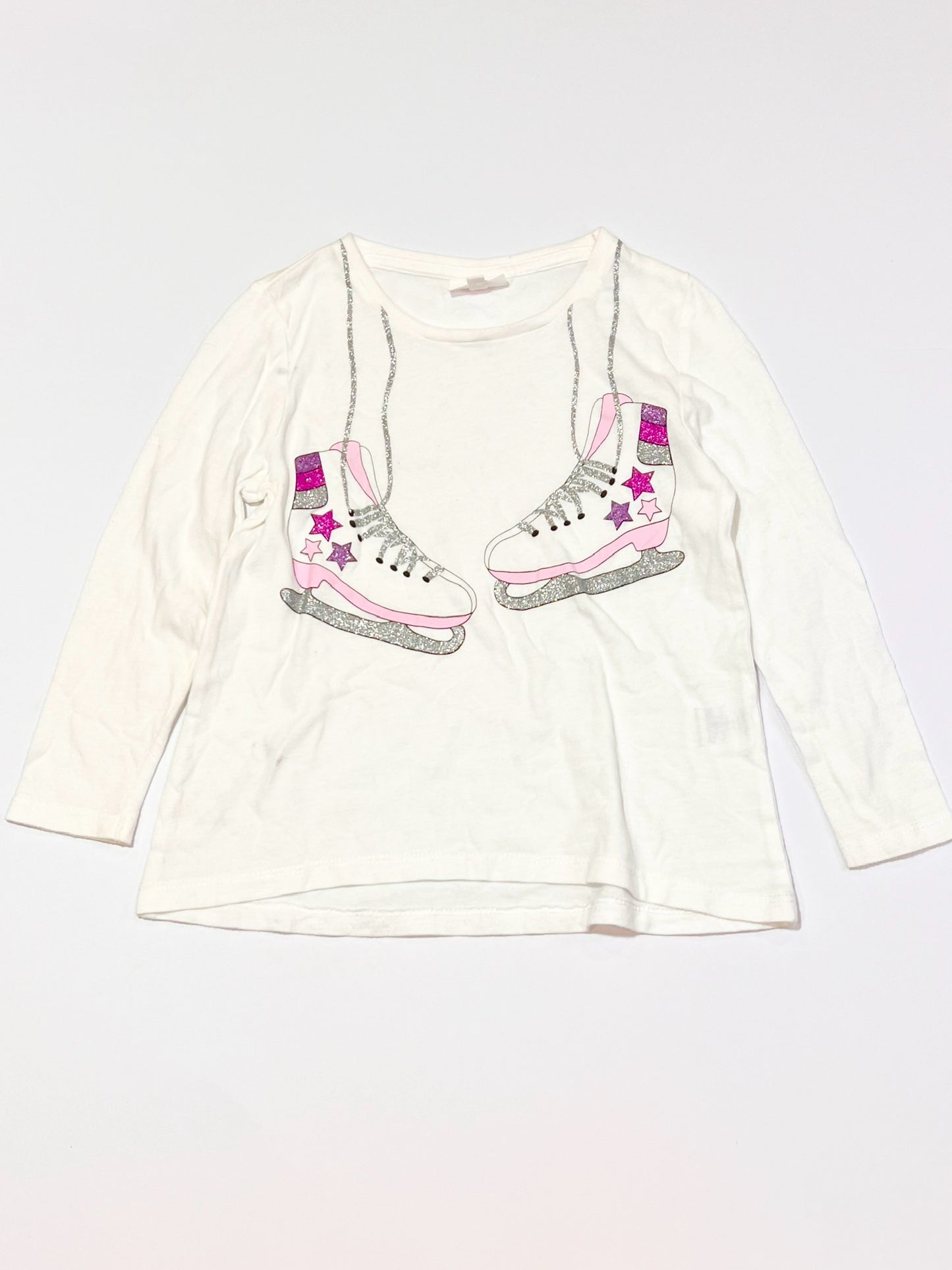 Glitter ice skates top - Size 3