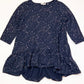 Navy stars jersey dress - Size 3