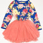 Floral tutu dress - Size 3
