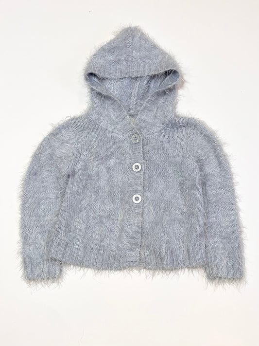 Blue hooded jumper - Size 3