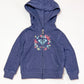Blue zip hoodie - Size 3