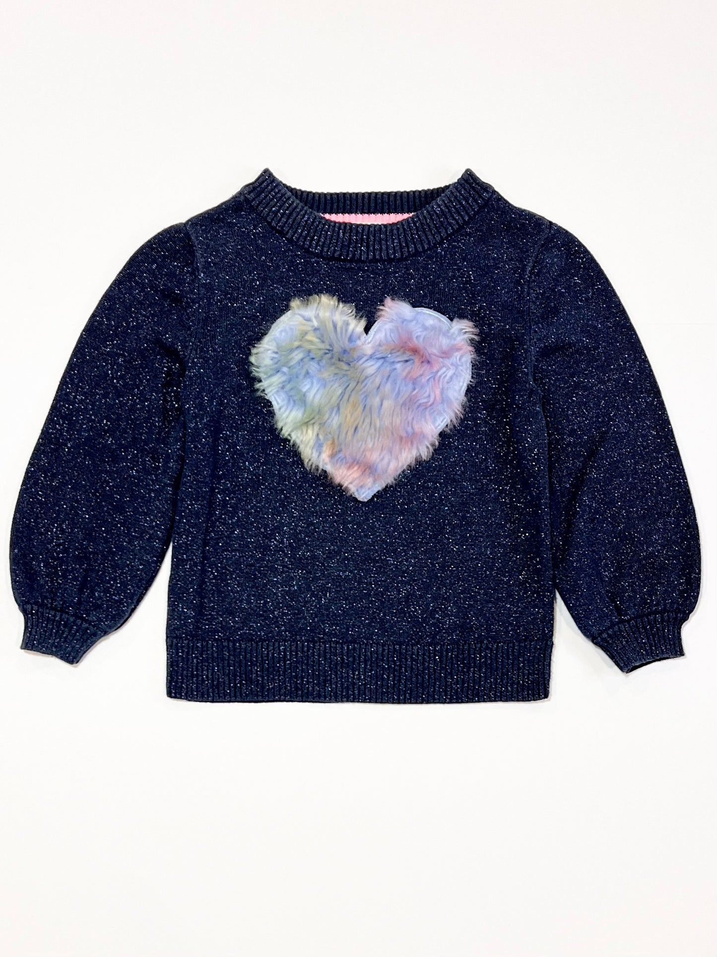 Sparkly heart jumper - Size 3