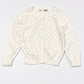 Gold spotty cardigan - Size 3