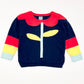 Navy flower jumper - Size 3