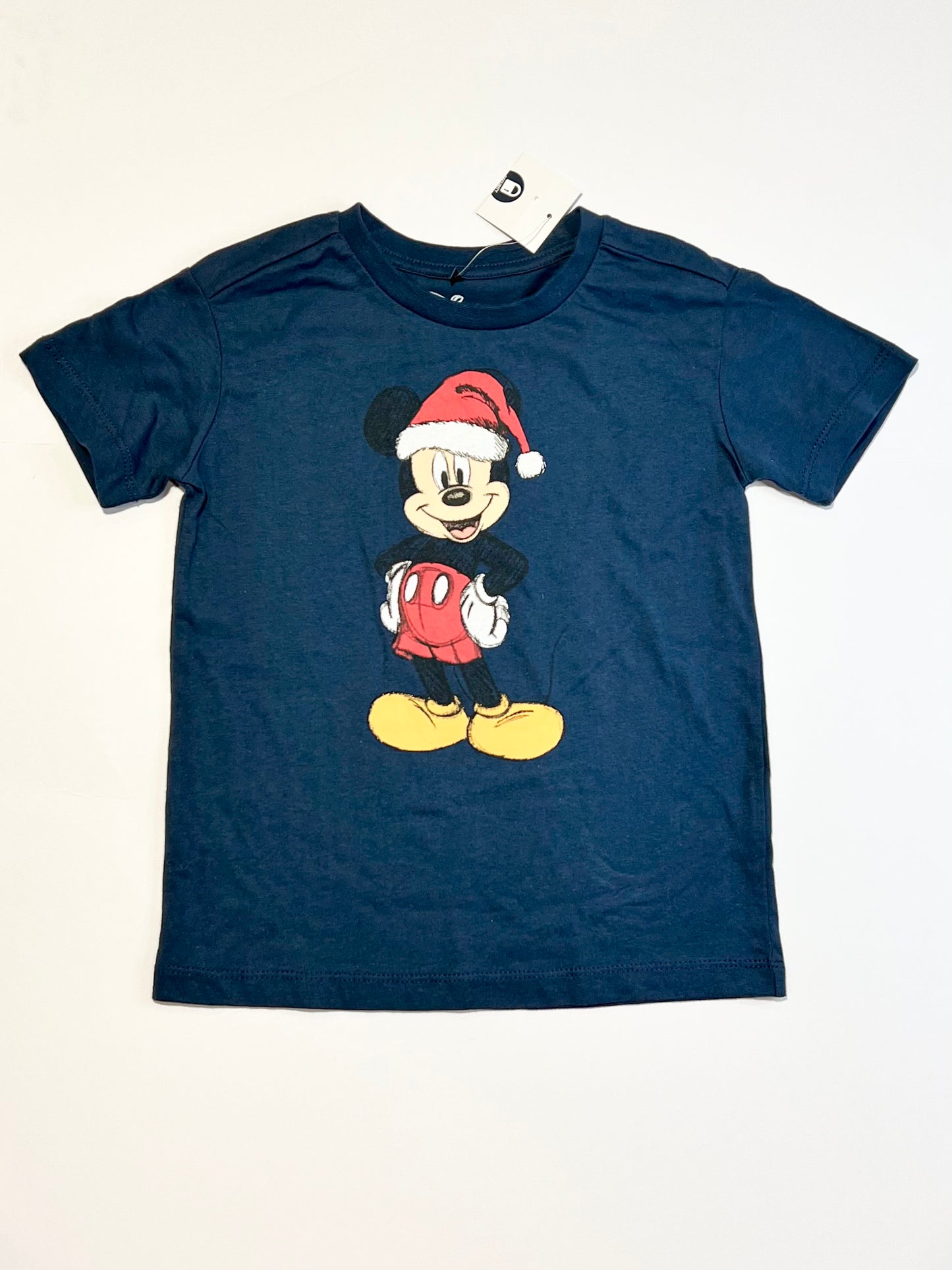 Christmas Mickey tee brand new - Size 4