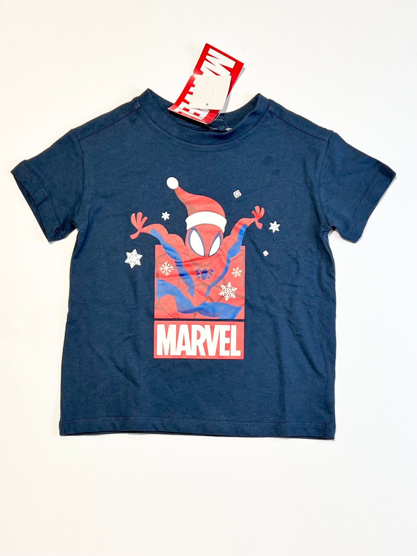 Christmas Spiderman tee brand new - Size 2