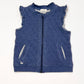 Blue quilted vest - Size 3