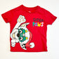 Santa paws tee - Size 2