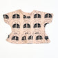 Dusty pink peplum top - Size 000