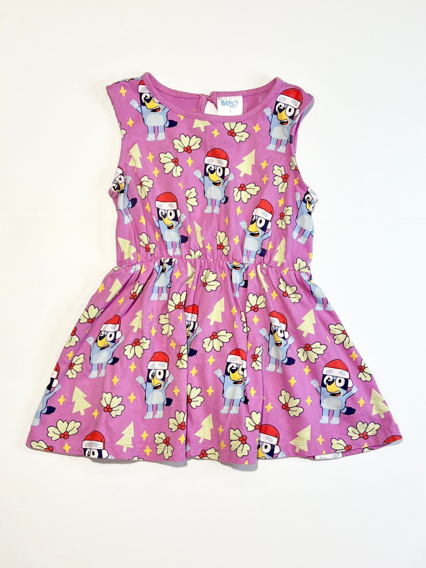 Christmas Bluey dress - Size 3