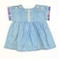 Chambray embroidered dress - Size 000