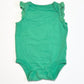 Green ruffle bodysuit - Size 000