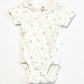 Floral cross-over bodysuit - Size 2-4 months