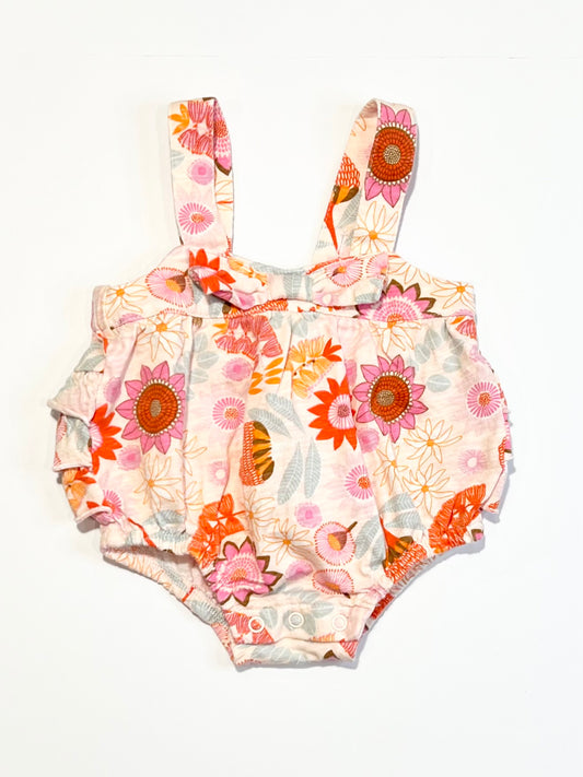 Floral romper - Size 000