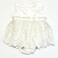 Satin tulle dress romper - Size 000
