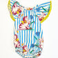 Striped cat romper - Size 000