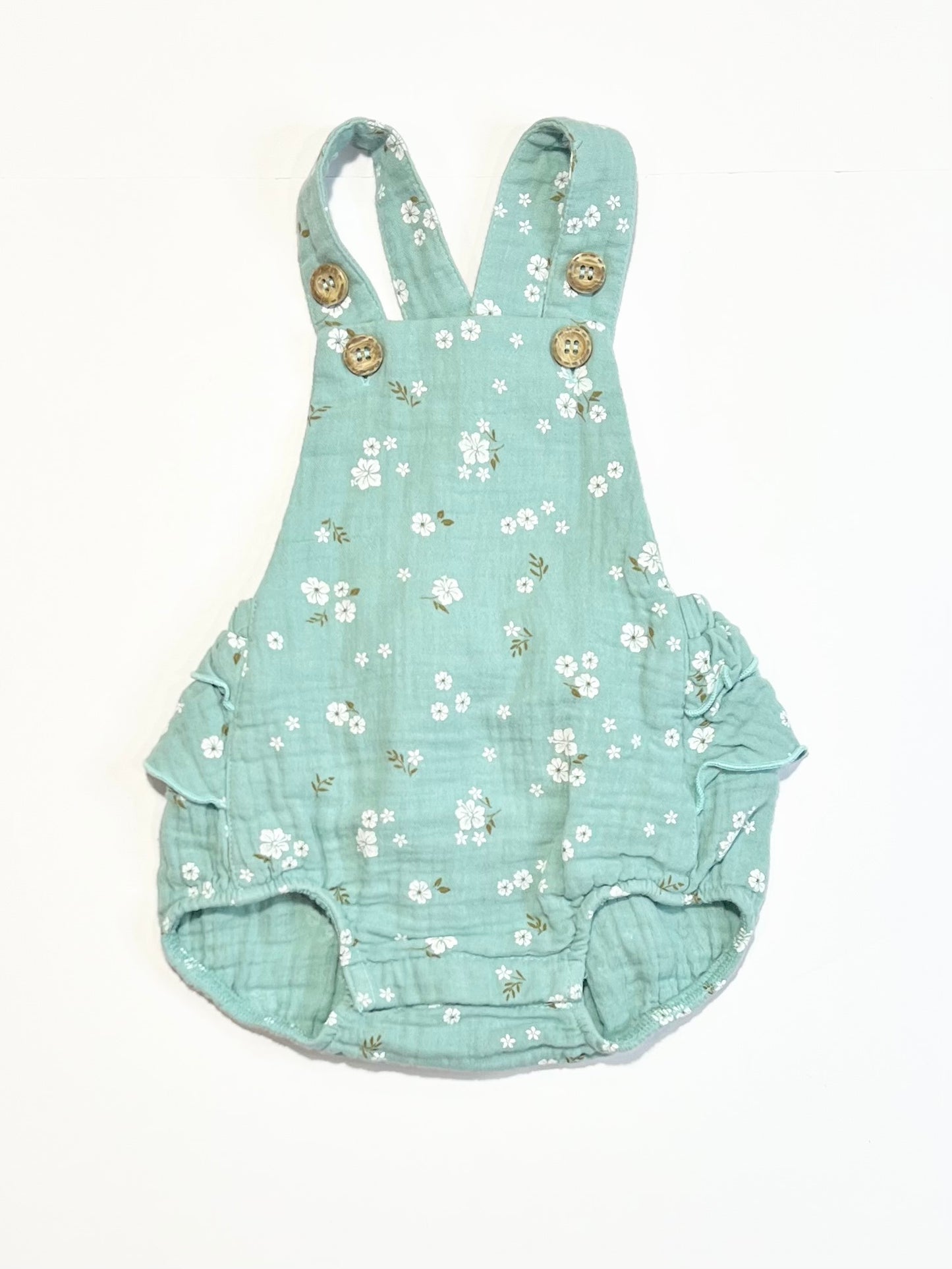 Muslin ruffle romper - Size 000