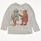 Grey animals top - Size 4