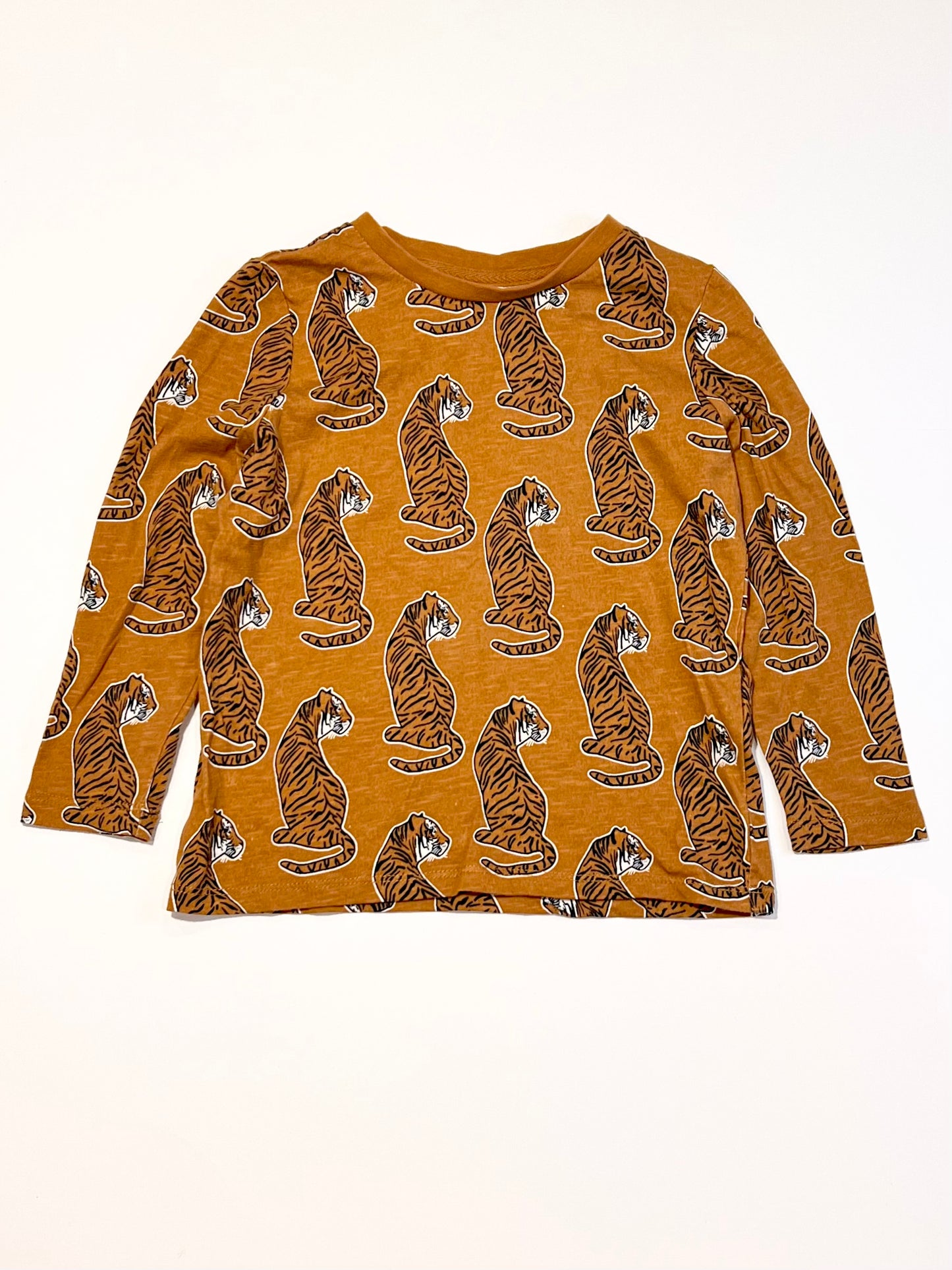 Brown tigers top - Size 4