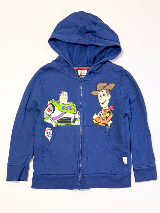Buzz & Woody zip hoodie - Size 4-5