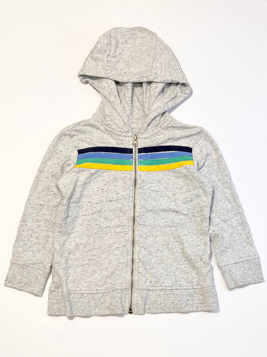 Grey zip hoodie - Size 4