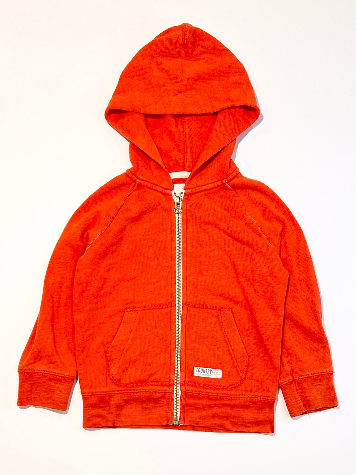 Red zip hoodie - Size 4