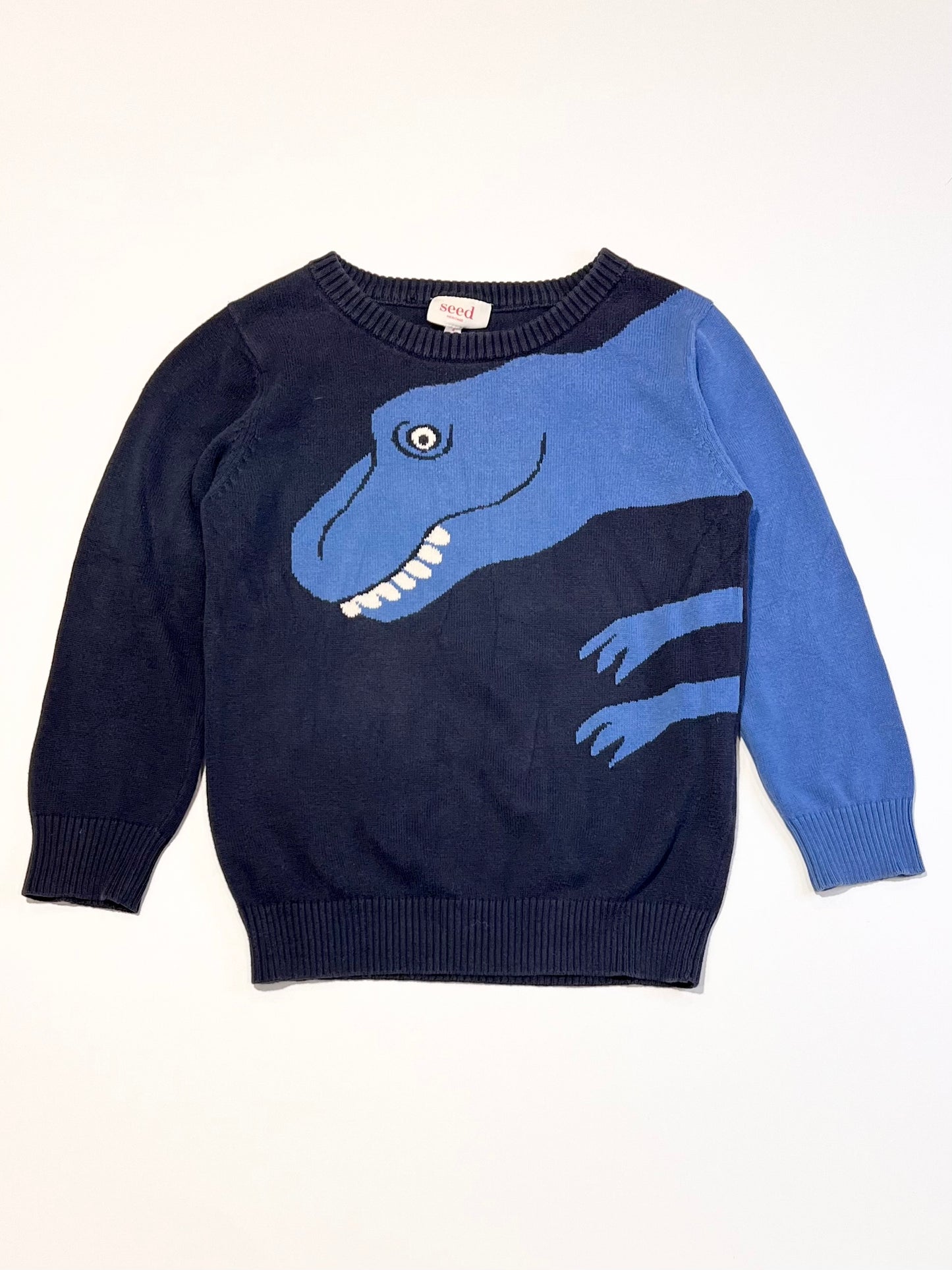 Dinosaur knit jumper - Size 4
