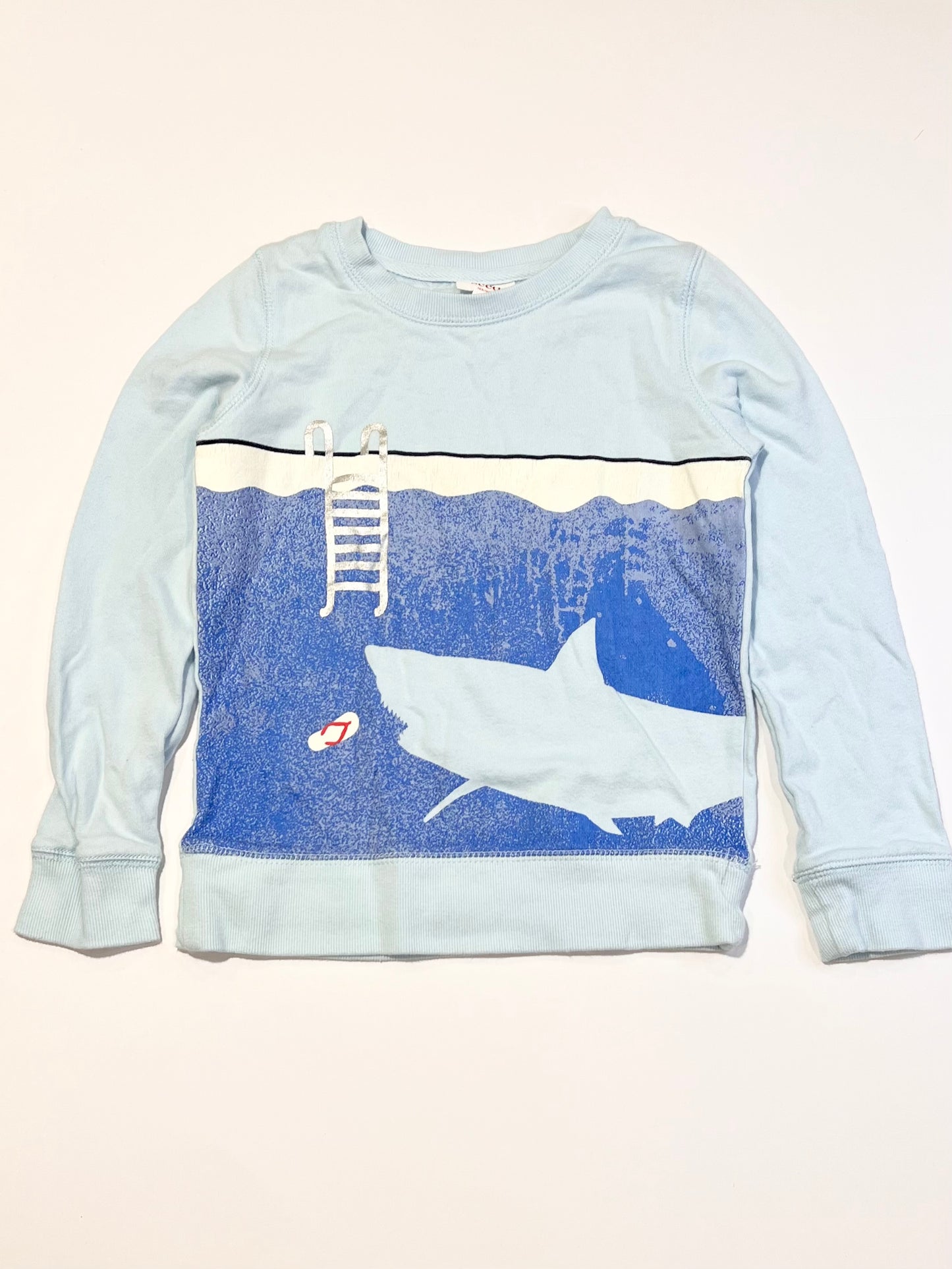 Shark in the pool sweater - Size 4-5