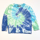 Blue tie-dye sweater - Size 4-5