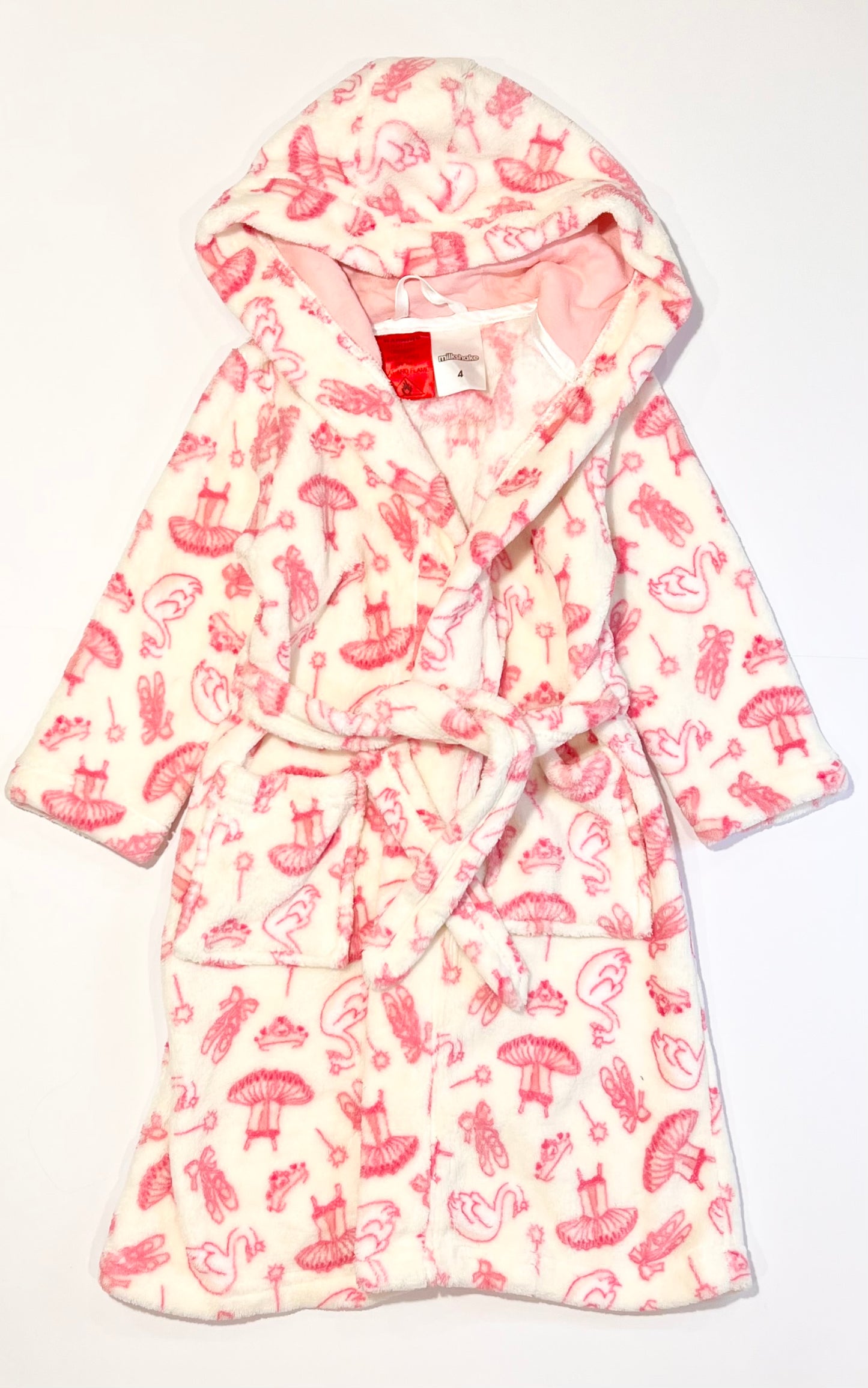 Swans & tutus dressing gown - Size 4