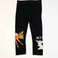 Black Bambi leggings - Size 4-5