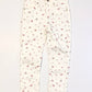 White floral jeans - Size 4