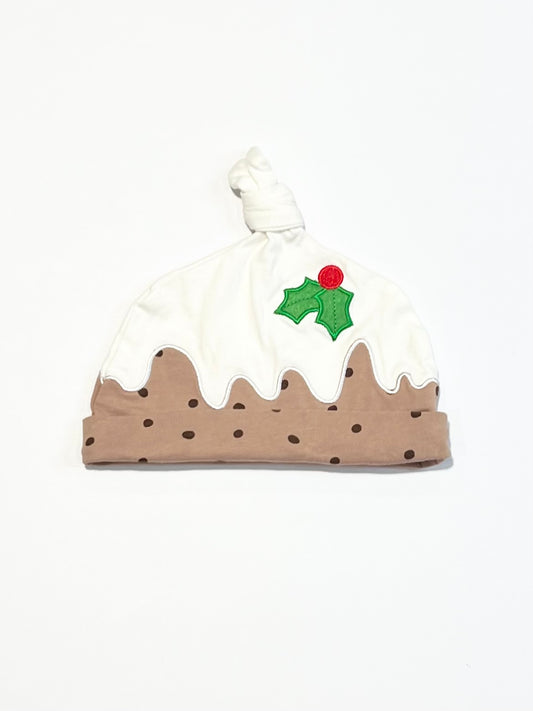 Christmas pudding beanie - Size 0000