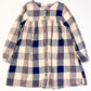 Checkered button dress - Size 4-5