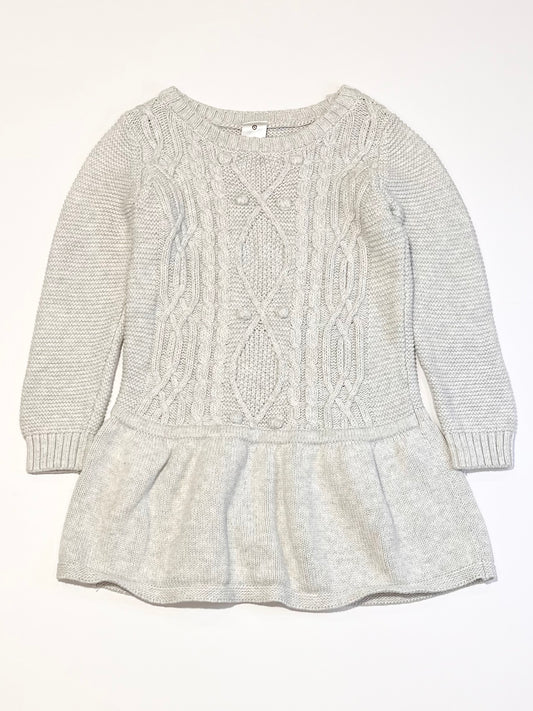 Grey knit dress - Size 4