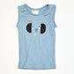 Blue elephant singlet - Size 0000