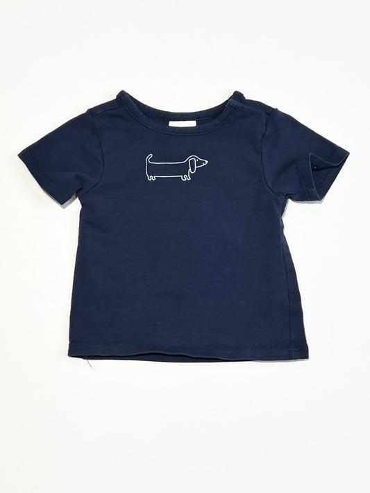Sausage dog tee - Size 0000