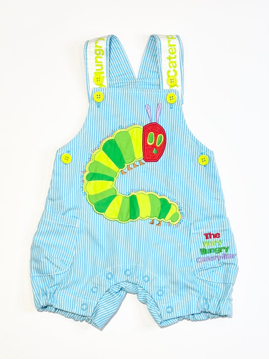 Hungry Caterpillar shortalls - Size 0000