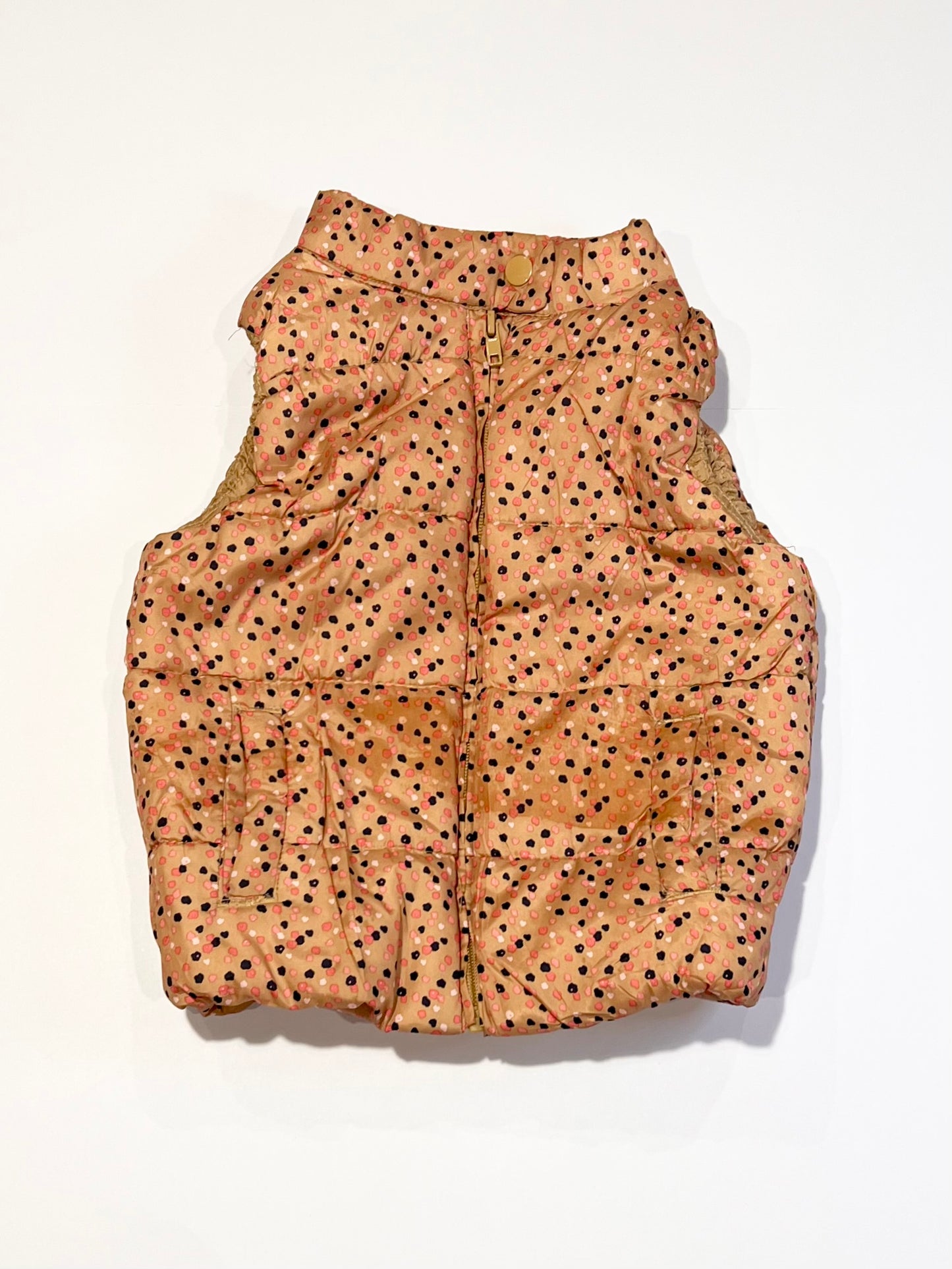 Spotty puffer vest - Size 4