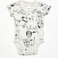 Grey pups bodysuit - Size 0000