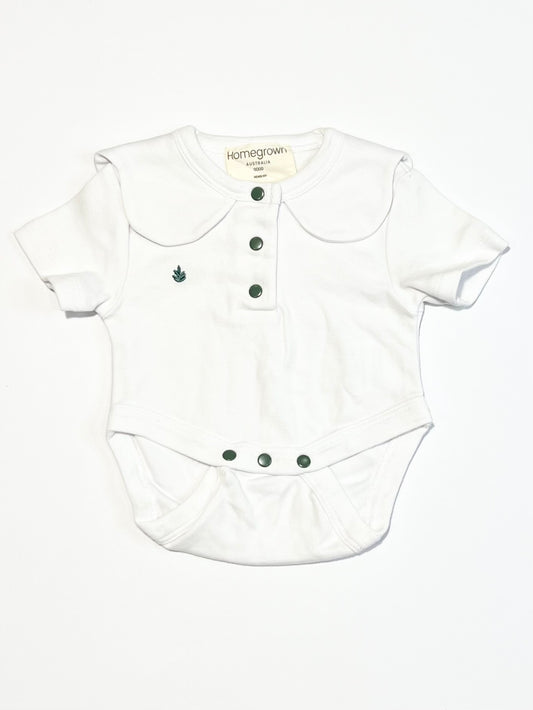 White collared bodysuit - Size 0000